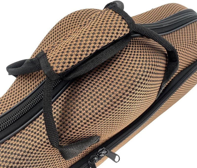 YoungMonic Alto Saxophone Case Nylon Saxophone Accessories Black Lightweight Strap Strong Hard Protect Alto Sax Case (Bronw1) - Image 3